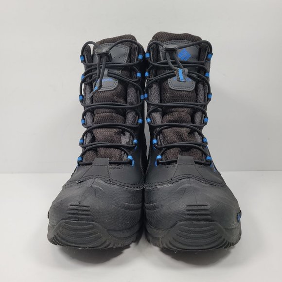 Columbia Bugaboot Women's Black Blue Waterproof Snow Boots BY1332-010 US Size 7 - Picture 3 of 10